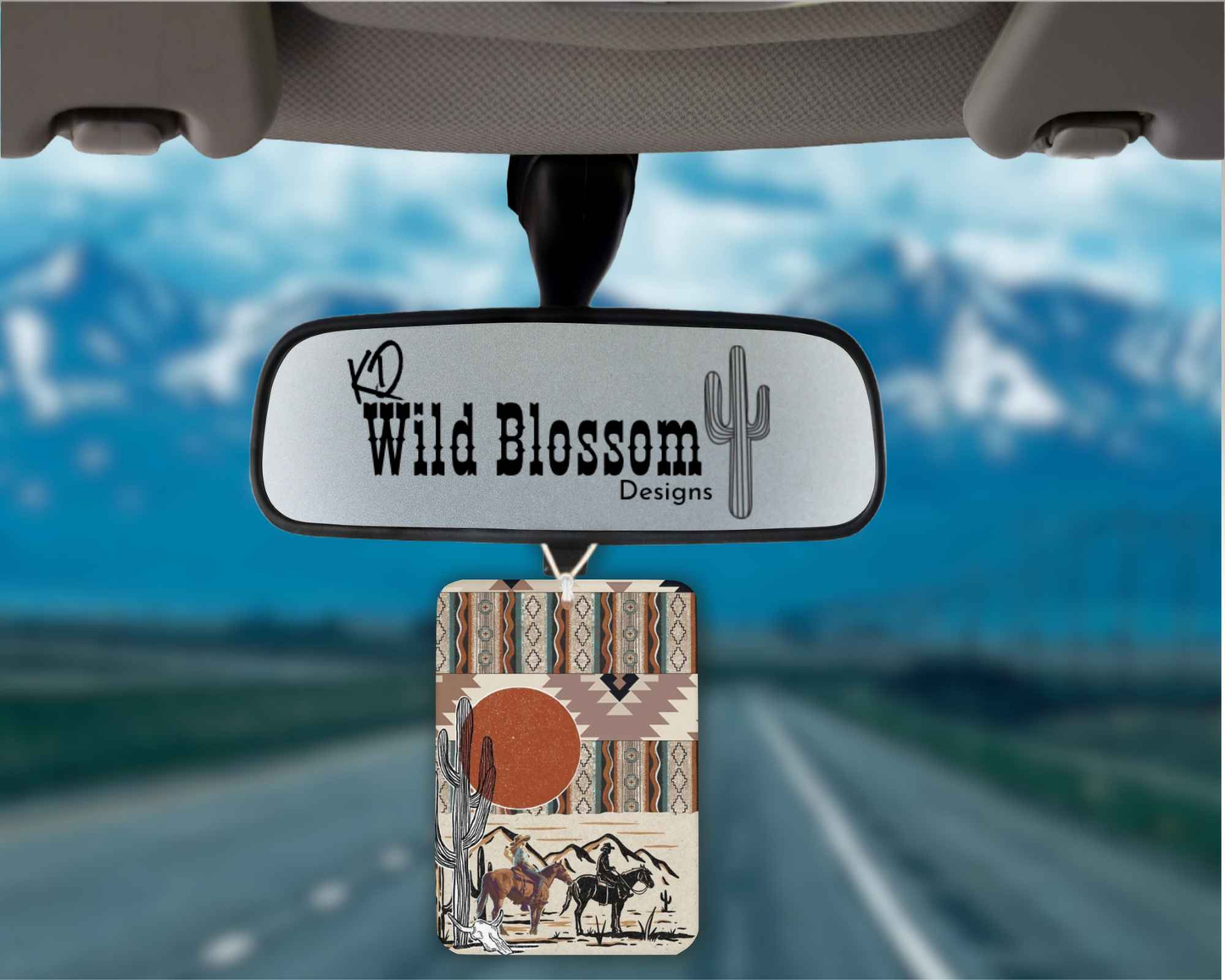 Cowboy Desert Felt Freshie