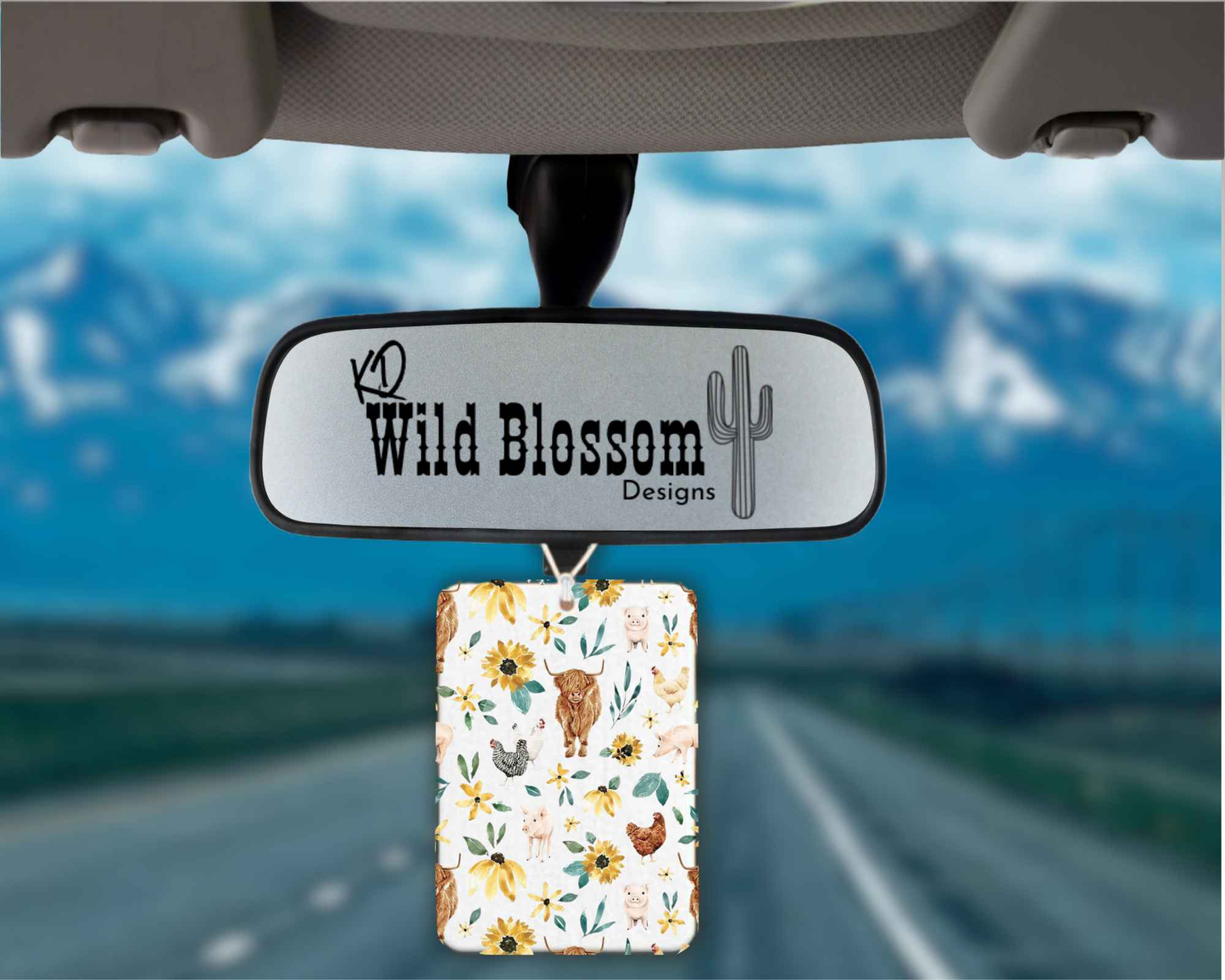 Floral Pastures Felt Freshie