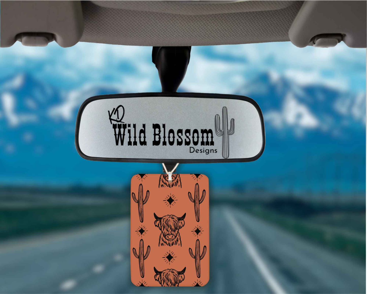 Highland Cow Felt Freshie