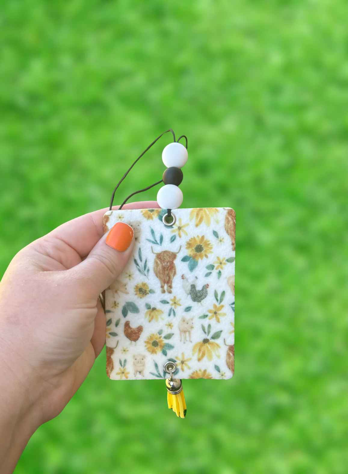 Floral Pastures Felt Freshie