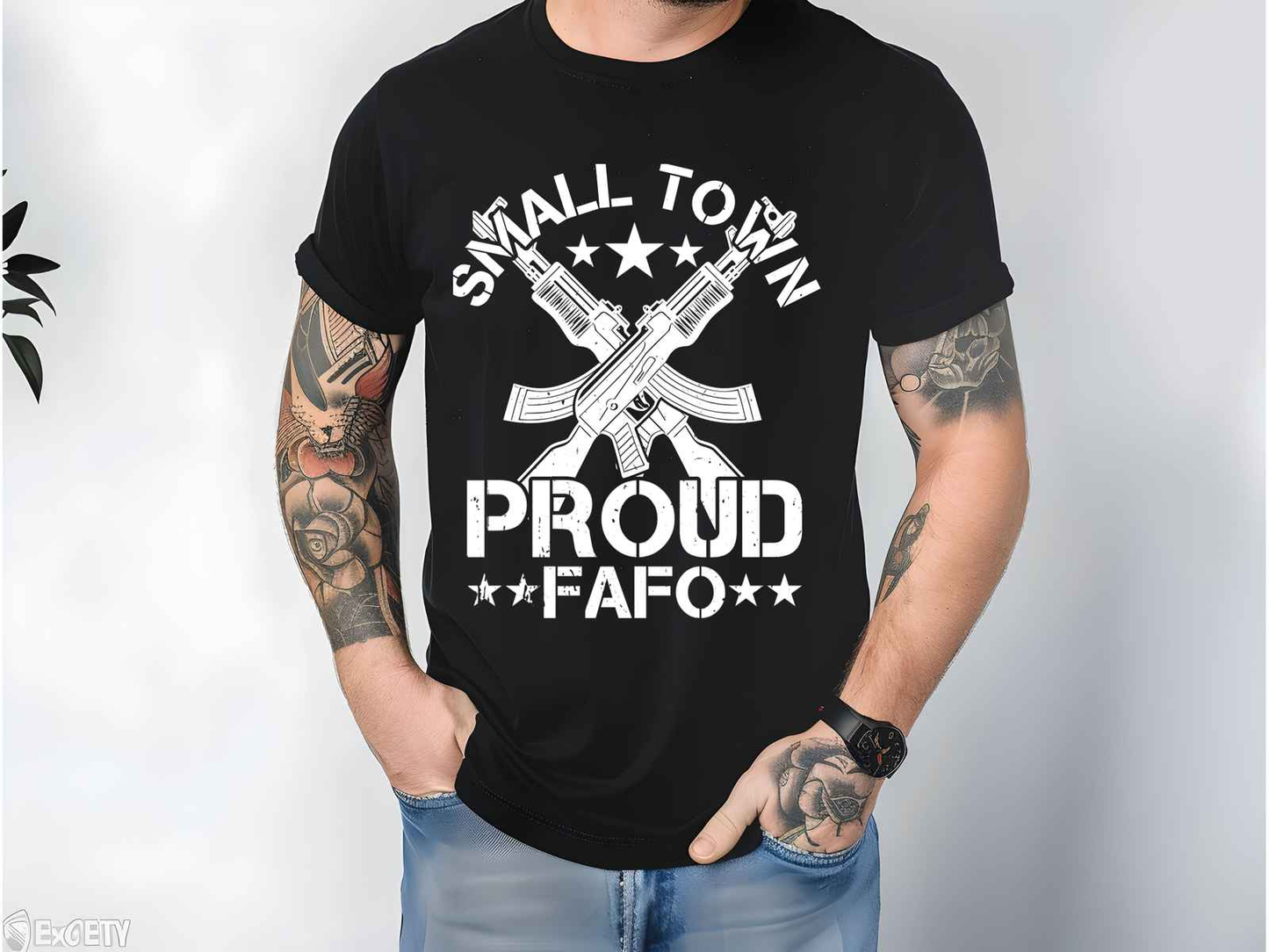 Small Town Proud Shirt Black