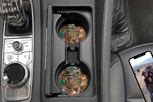 Punchy Car Coasters