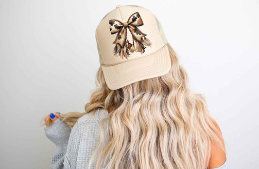 Cow Bow Trucker Hat