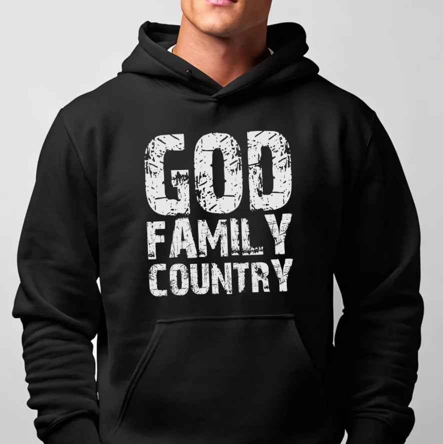 God, Family, Country Hoodie