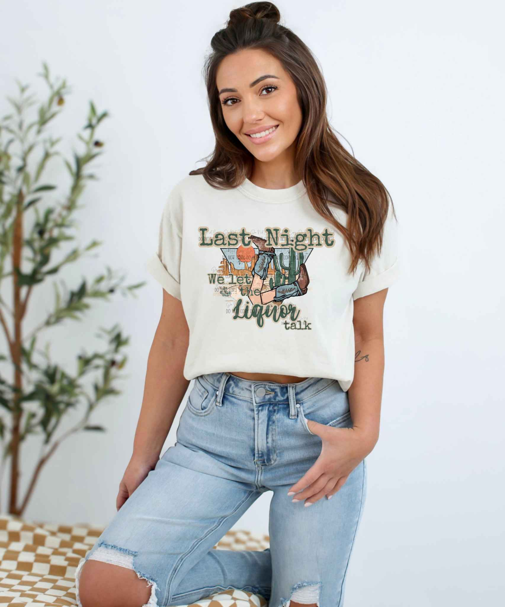 Let the Liquor Talk Tee