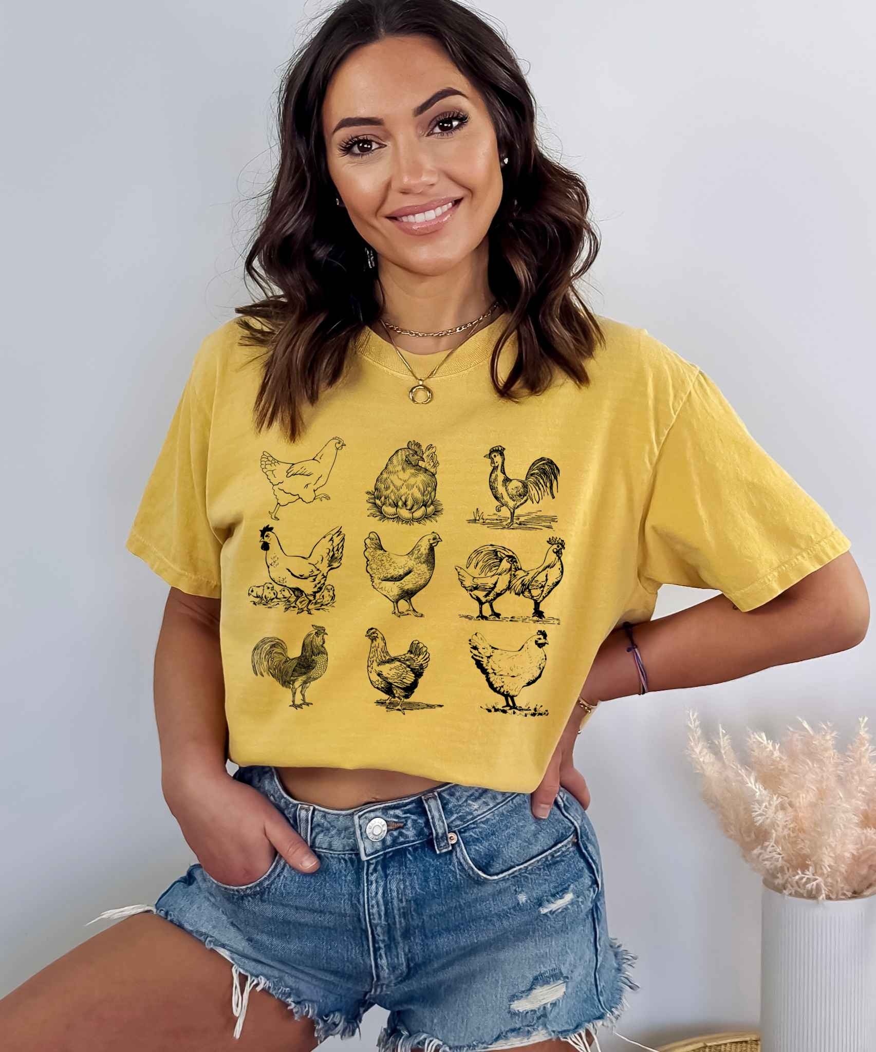 Vintage Chickens Tee