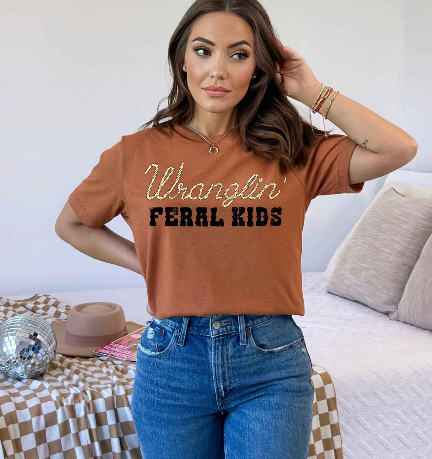 Wrangling Feral Kids Tee
