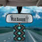 Turquoise Aztec Felt Freshie