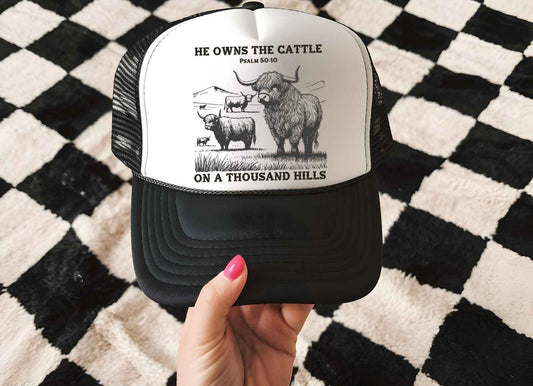 He owns the Cattle Trucker Hat