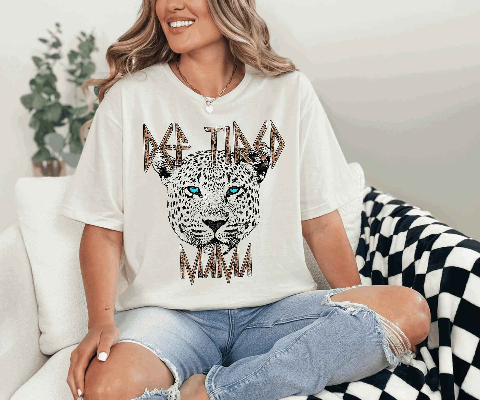 Def Tired Mama Tee Natural