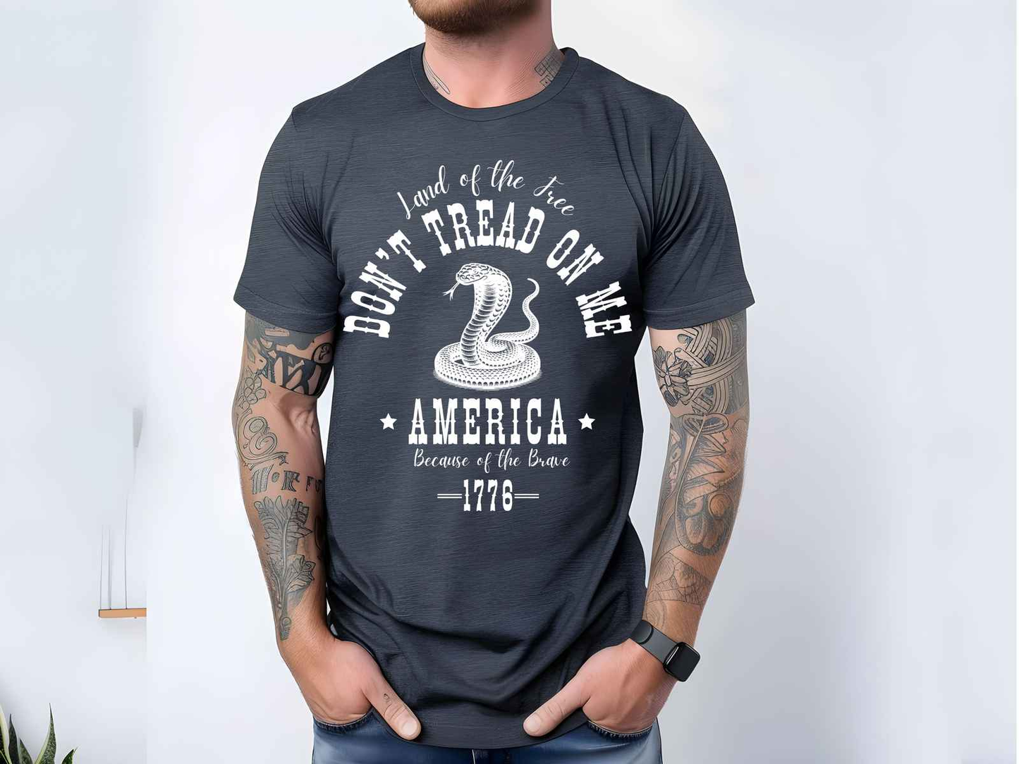 Don’t Tread On Me Shirt Dark Heather