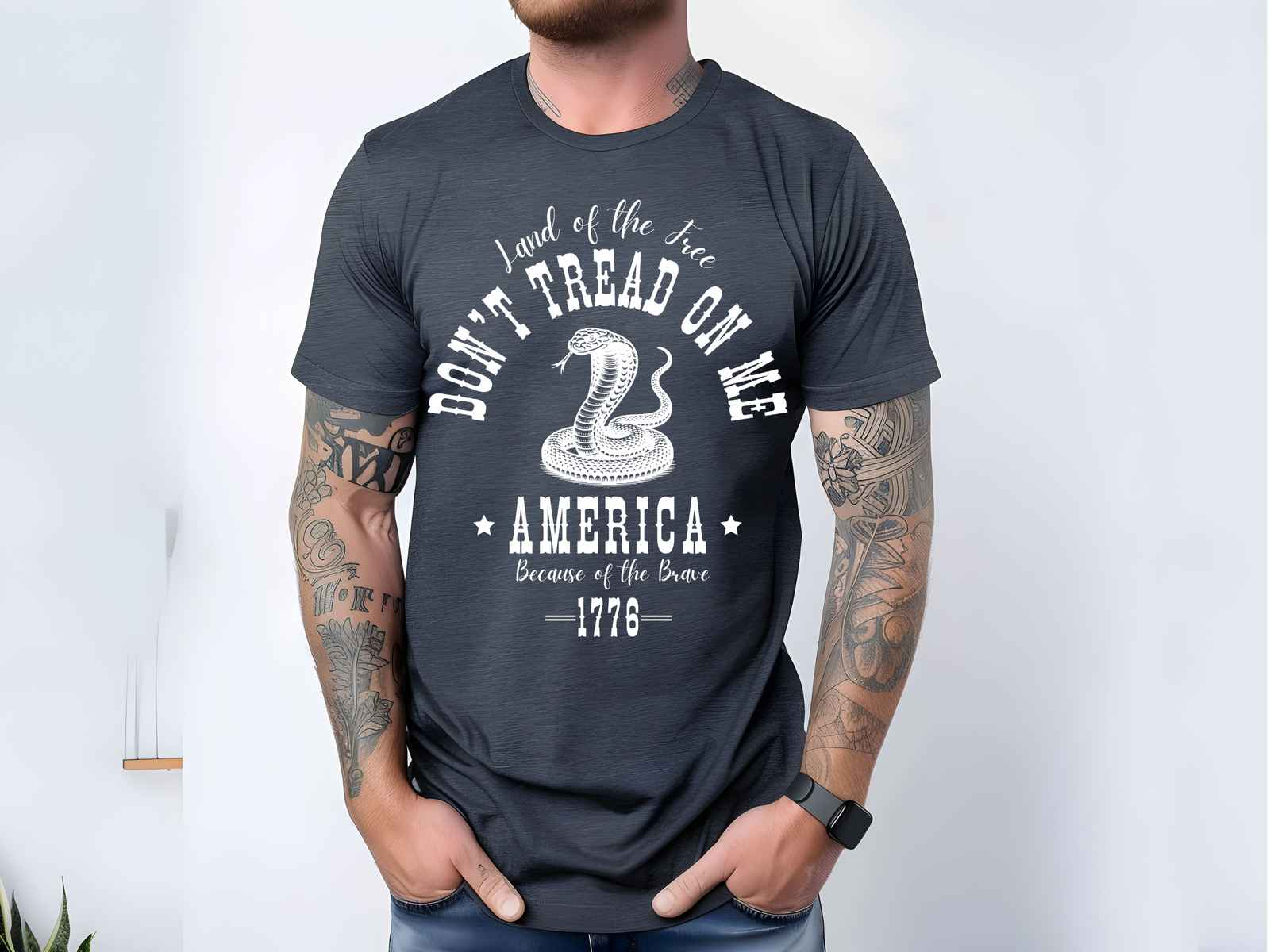 Don’t Tread On Me Shirt Dark Heather