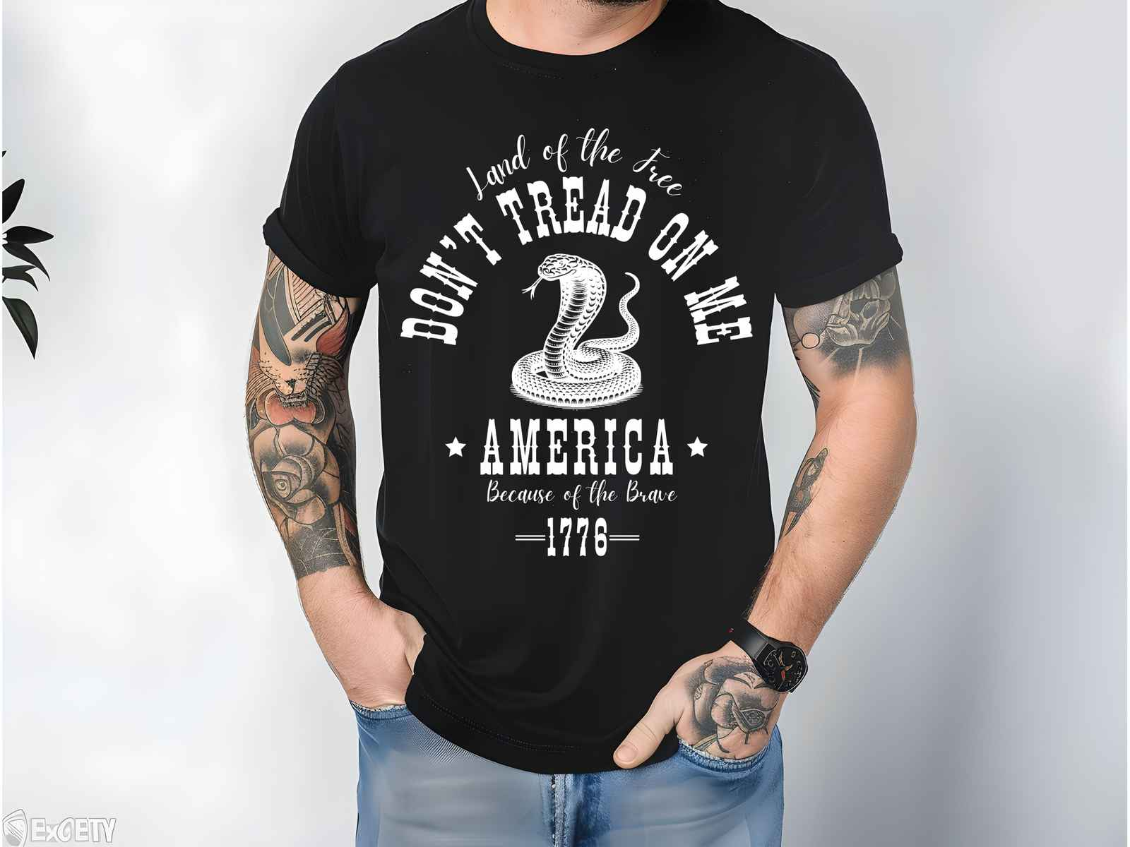 Don’t Tread On Me Shirt Black