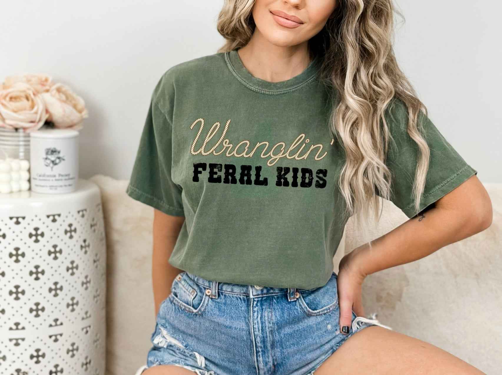 Wrangling Feral Kids Tee