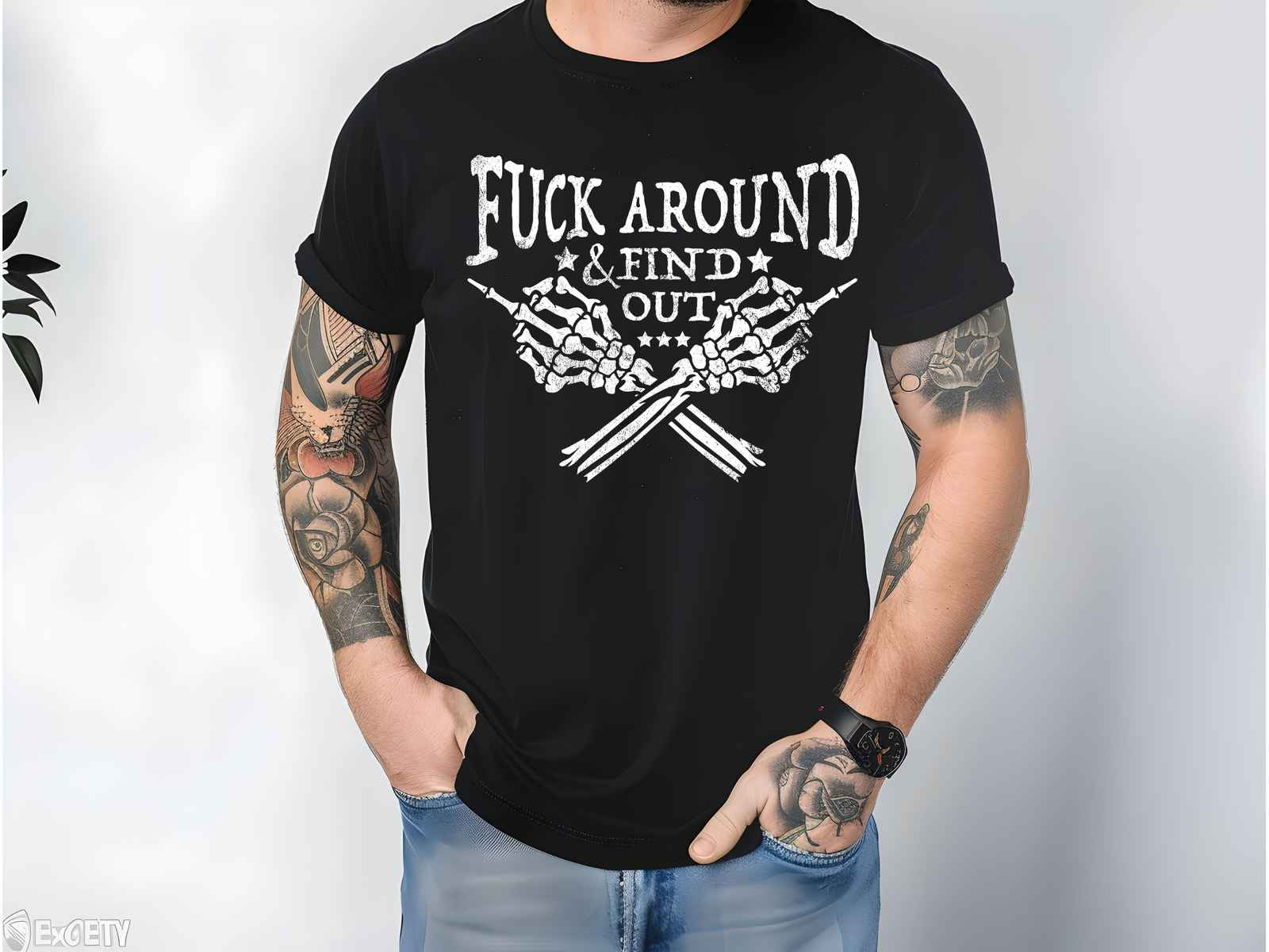 F*ck Around and Find Out Shirt Black
