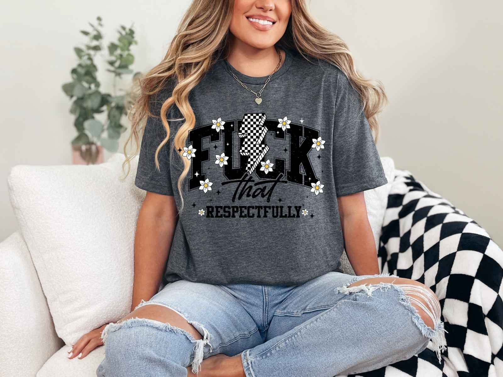 F*ck That Respectfully Tee Dark Heather