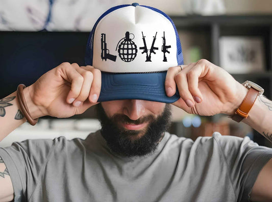Guns Trucker Hat
