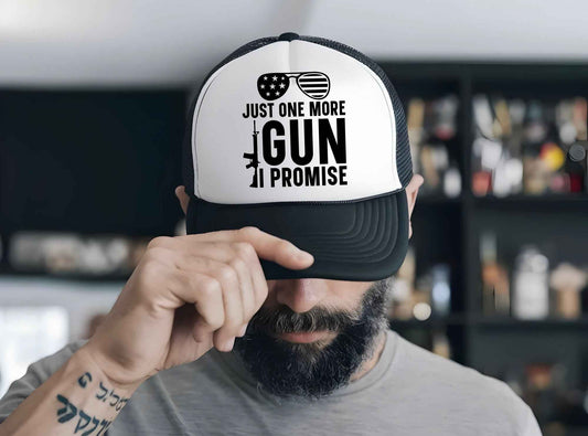 Just One More Trucker Hat with Mesh Back