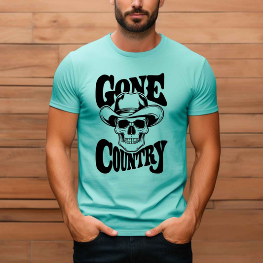 Gone Country Shirt Turquoise