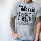 Hooker on the Weendends Shirt Athletic Gray