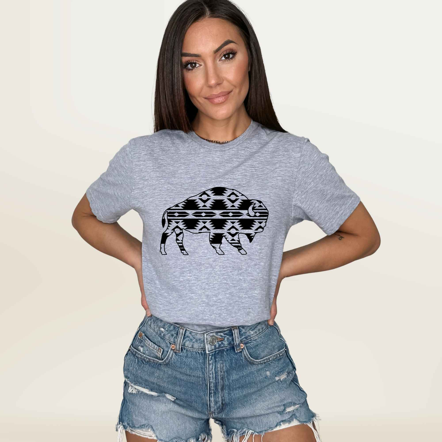 Aztec Buffalo Tee