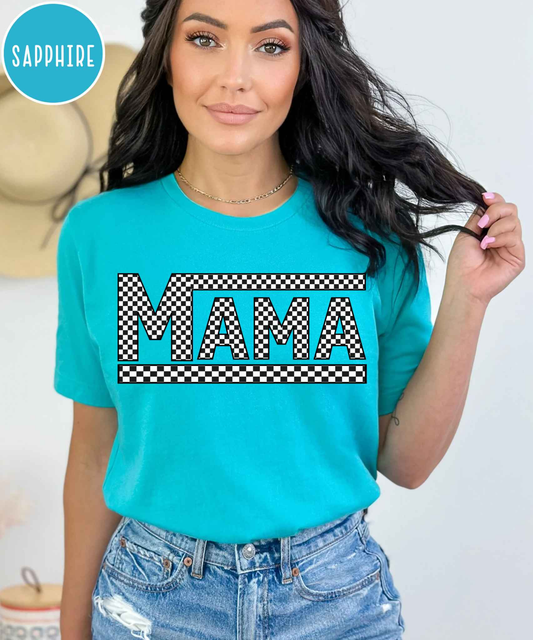 Checkered Mama Comfort Colors Tee