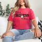 Just a Small Town Girl Tee Heather Red