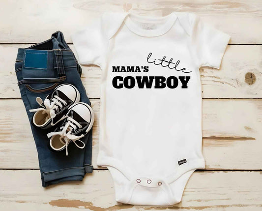 Mama’s Little Cowboy Onesie