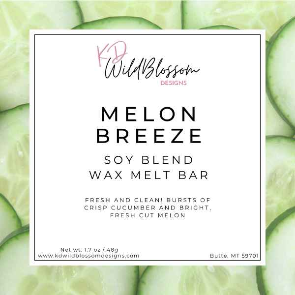Melon Breeze Soy Blend Wax SnapBar
