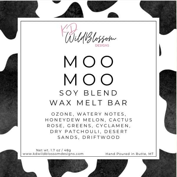 MooMoo Soy Blend Wax SnapBar