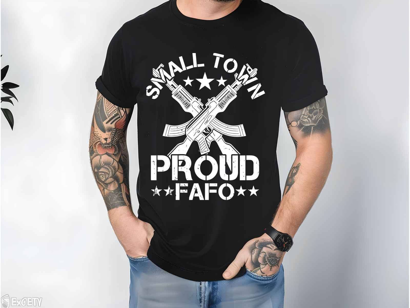 Small Town Proud Shirt Black