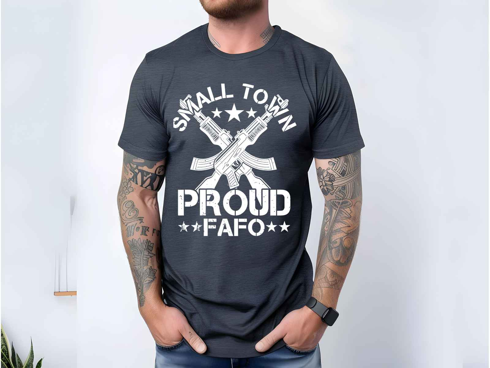 Small Town Proud Shirt Dark Heather