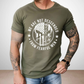 We Are Not Descended Shirt Heather Military Green