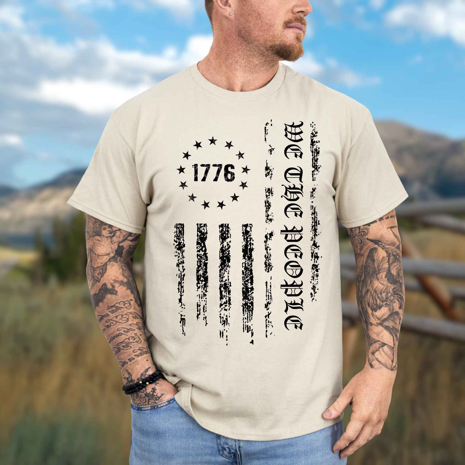 We the People Shirt Natural