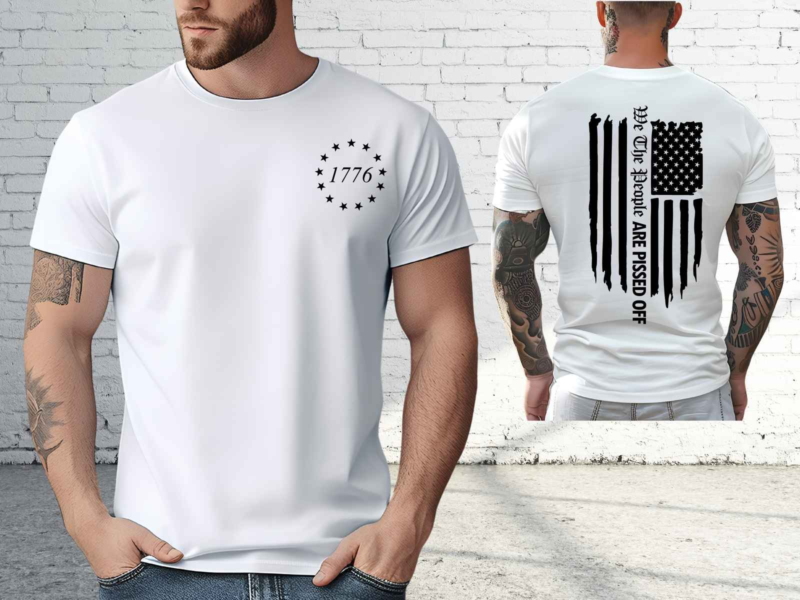 We the People are Pissed Off Shirt White