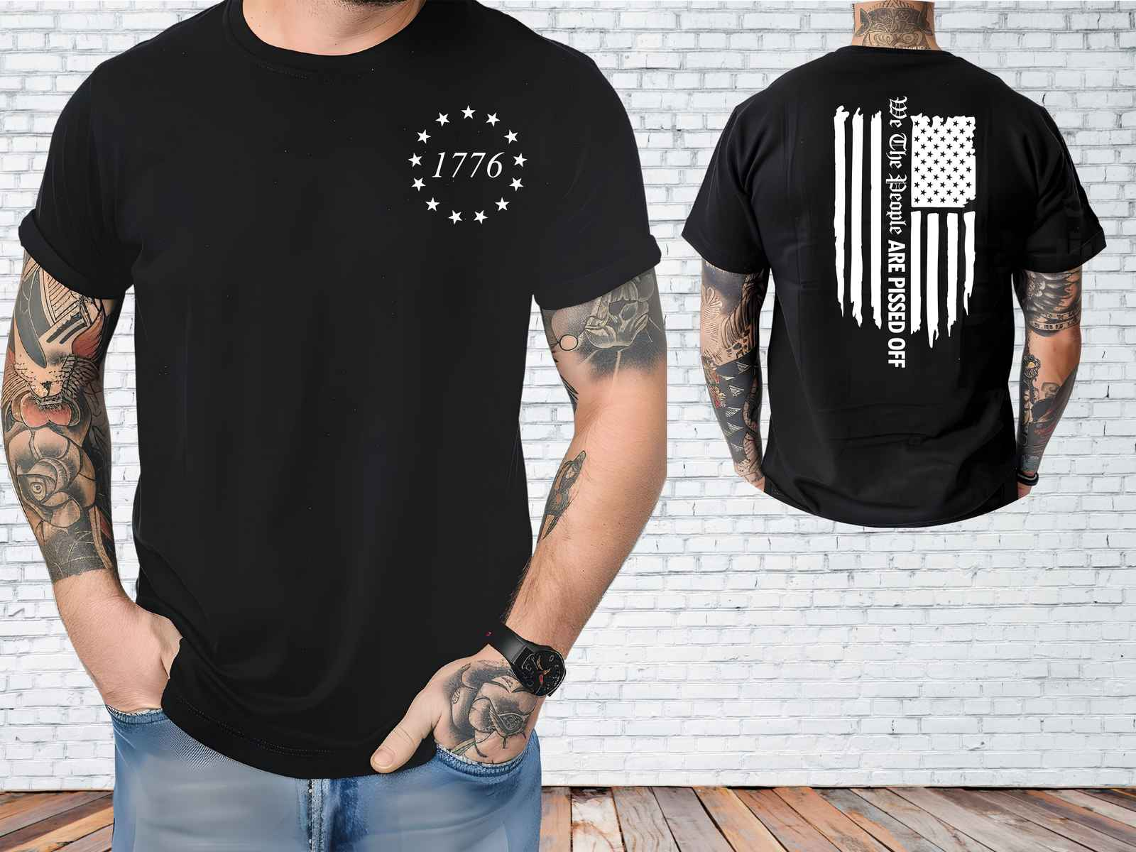 We the People are Pissed Off Shirt Black