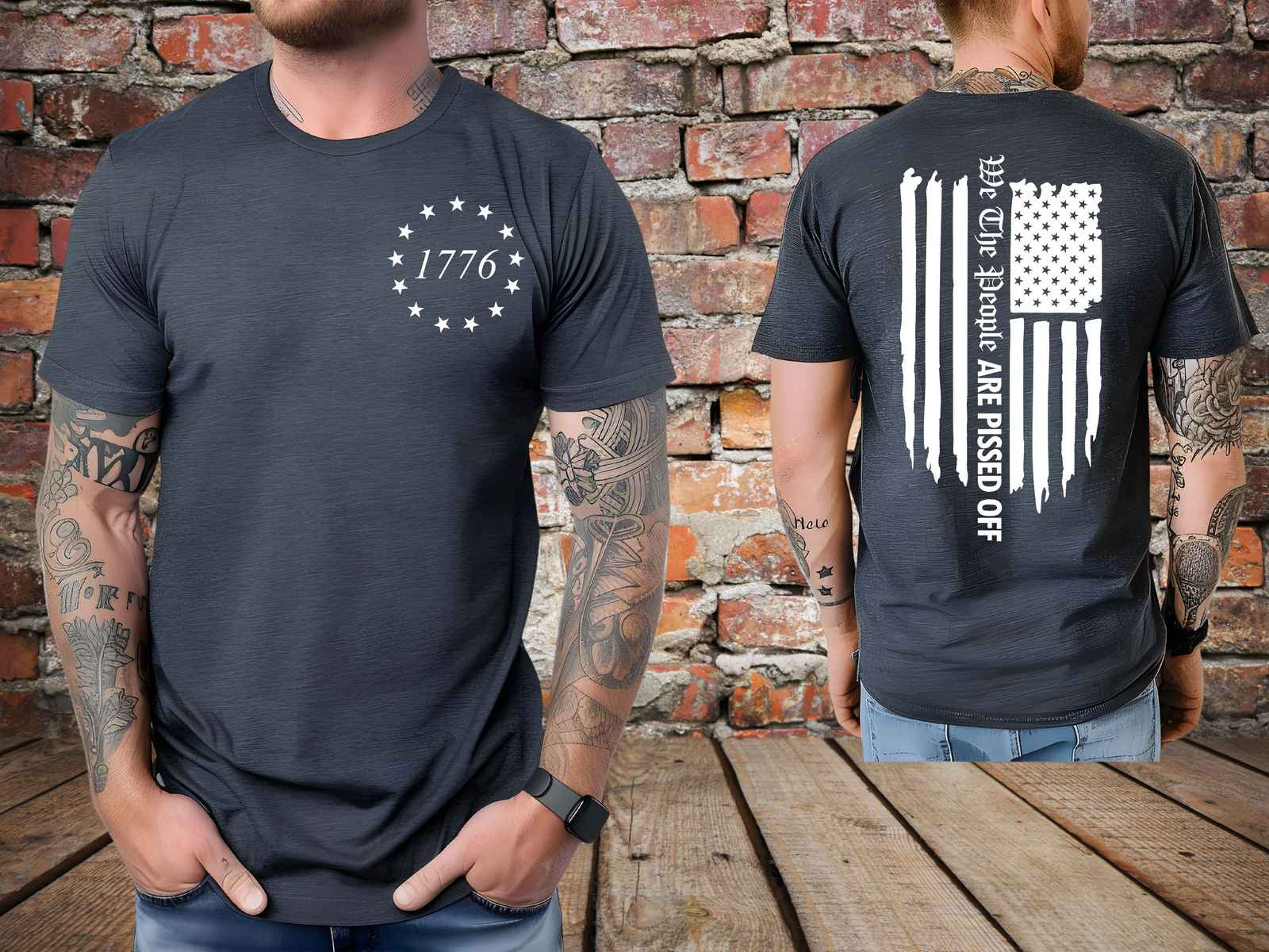 We the People are Pissed Off Shirt Dark Heather