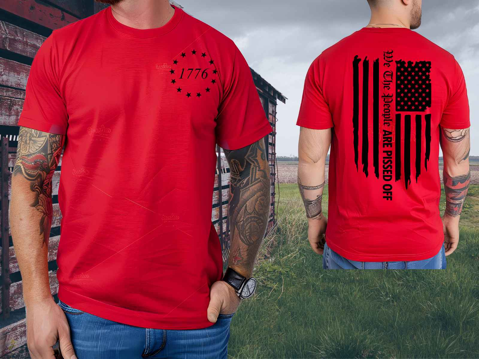 We the People are Pissed Off Shirt Red