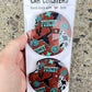 Western Punchy Car Coasters