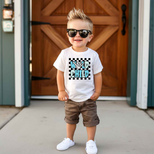 Wild Child Shirt- Blue