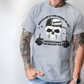 Workin’ All Day Skeleton Shirt Athletic Gray